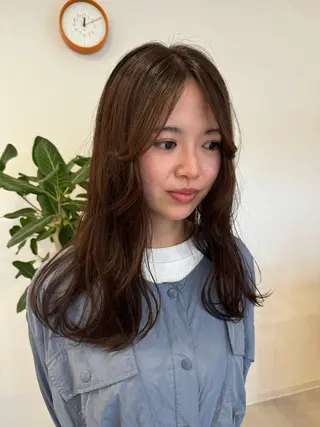 ロング 金田 諒一のヘアスタイル