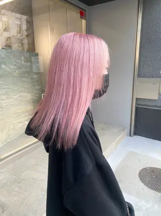 セミロング カラー 前橋 姫奈のヘアスタイル
