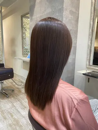 ロング カラー 小顔/似合わせカット 杉山莉菜のヘアスタイル