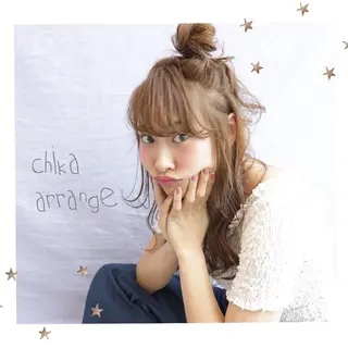 ヘアアレンジ 市川 千夏のヘアスタイル