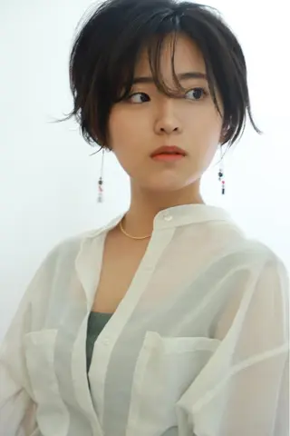 ショート 岡元 朗弘のヘアスタイル