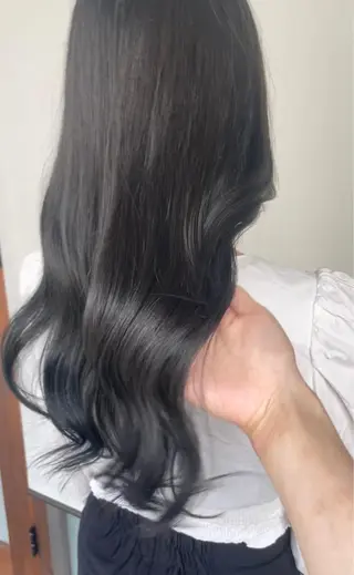 ロング カラー チヒョ🦋 韓国hair🇰🇷のヘアスタイル