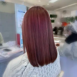 ミディアム カラー チョコレートカラー/ 𝐒𝐚𝐤𝐢のヘアスタイル