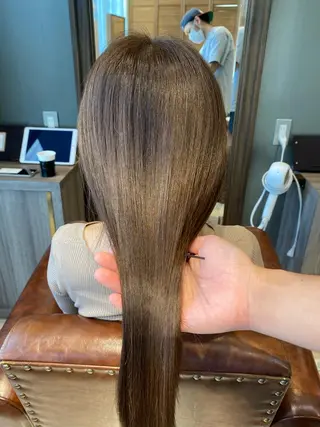 ロング 比嘉 翼のヘアスタイル