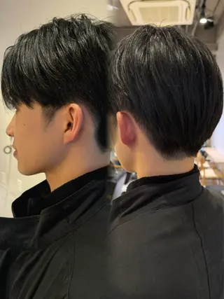 ショート メンズ 藤崎百道メンズカット Zina/森井唯央のヘアスタイル