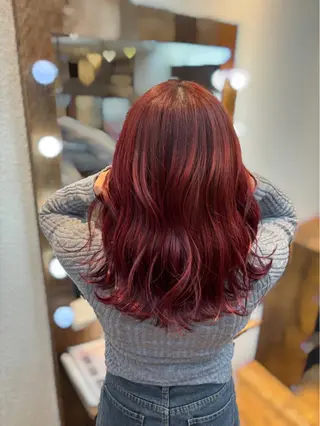 ミディアム カラー レナ┊︎髪質改善 ┊︎シルクストレートのヘアスタイル