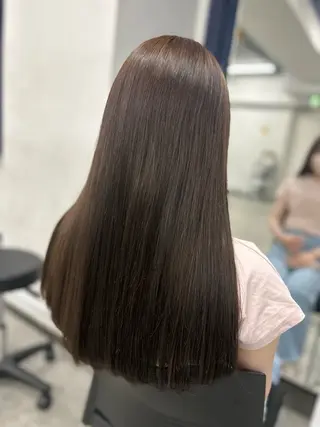 カラー 透明感ベージュ🤎 ナチュラルレイヤーのヘアスタイル