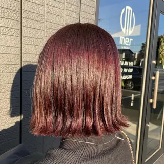 ミディアム 🫧艶髪/ブリーチ 🐳honami🫧のヘアスタイル