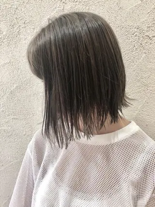 カラー シールエクステ/ ハイトーンカラーのヘアスタイル