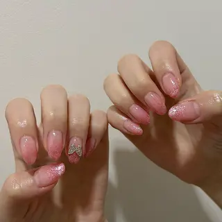 ネイル パラあり！フィルイン 美フォルムのネイルデザイン