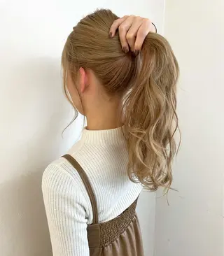 セミロング カラー 美髪矯正・レイヤー 倉友哉のヘアスタイル