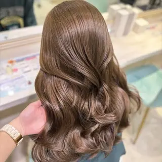 ミディアム カラー 💖ダブルカラー/ ケアカラー/レナ💖のヘアスタイル