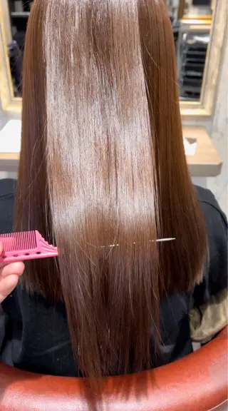 ロング カラー 渡部翔【蕨】髪質改善 ➕透明感カラー✨のヘアスタイル