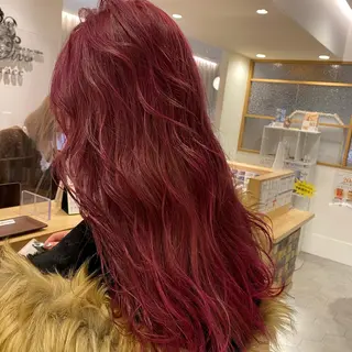 ロング カラー 韓国風・ブリーチなし ・あり後藤 一斗店長のヘアスタイル