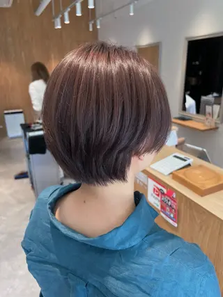 ショート 大河原 美優のヘアスタイル
