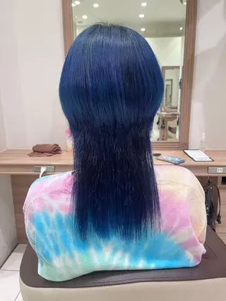 ロング カラー 🐈‍⬛SARA🎀 縮毛矯正のヘアスタイル