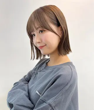 ミディアム カラー アイブロウモデル 募集中🍒/北爪まゆのヘアスタイル