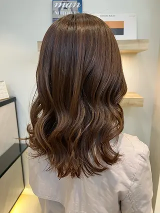 ロング コテ巻き風パーマ🫧 麻尋のヘアスタイル