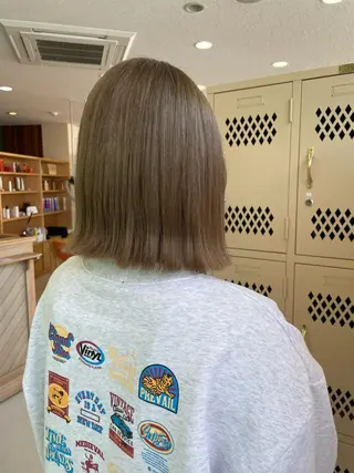 ミディアム カラー 韓国ヘア/レイヤー/ ツヤカラー/ Aiのヘアスタイル