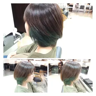 ショート カラー 烏山 達也のヘアスタイル