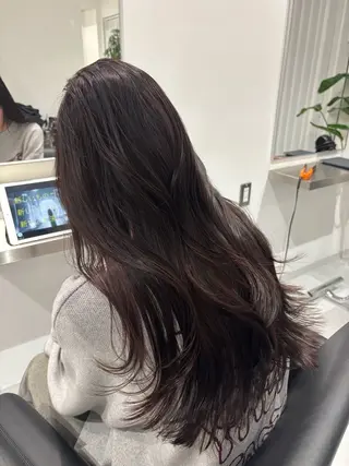 ロング カラー 🎀透明感× 赤み消し🎀正源のヘアスタイル