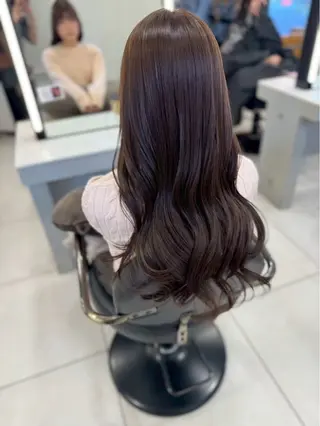 ロング ✨️髪質改善✨️ツヤ カラー✨️竹脇美奈のヘアスタイル