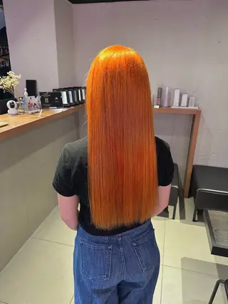 ロング カラー きど ゆうきのヘアスタイル