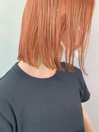 カラー ボブパーマコテ巻き風 パーマNo1深江秀平のヘアスタイル