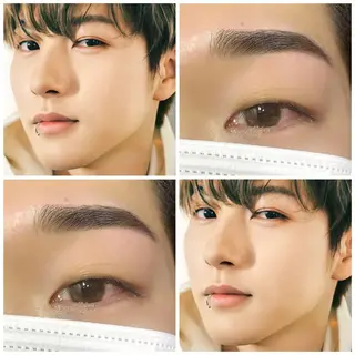 メンズ アイブロウ 韓国風眉×顔タイプ 診断® Naoの眉毛・アイブロウイメージ