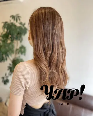 ロング カラー YAP！HAIR トコツメアヤノのヘアスタイル