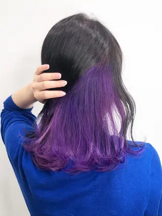 ミディアム カラー 🌙HIZUKI🌙 ハイトーン 艶髪のヘアスタイル