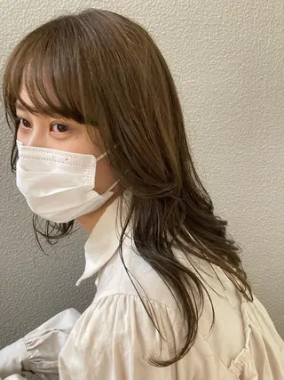 ロング カラー 宮城 星のヘアスタイル