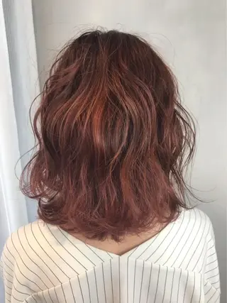 ミディアム カラー BROCANTE立川 karasawa.nのヘアスタイル