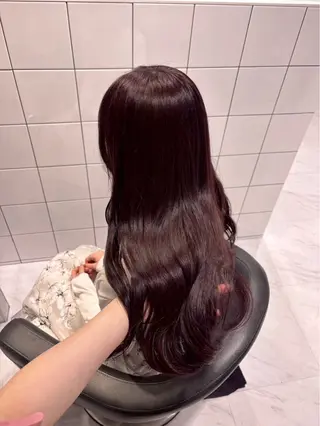 ロング 韓国ワンホン透明感 カラー✨🖤ここあのヘアスタイル