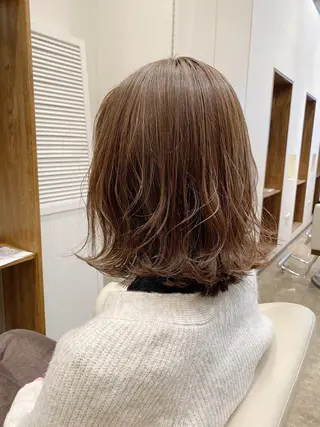 ミディアム カラー 入江 允のヘアスタイル