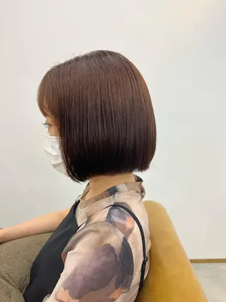 ミディアム 🎀京都暖色/ 艶髪縮毛/funaのヘアスタイル
