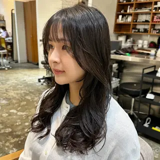 セミロング パーマ NORA銀座 NATSUMIのヘアスタイル