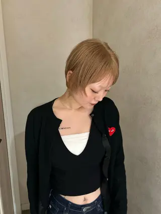 ショート Sora/レイヤー/ 似合わせカラー🤎のヘアスタイル