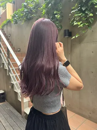 ロング 大人可愛い♡コテ巻き パーマ🌼杉田 萌恵のヘアスタイル