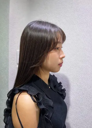 ロング ミディアム／ ヒグレアキコのヘアスタイル