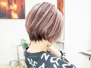 ショート カラー Re:ta Hair 飯田淳平のヘアスタイル