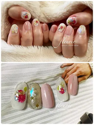 ネイル フルリール 【プライベートサロンのネイルデザイン