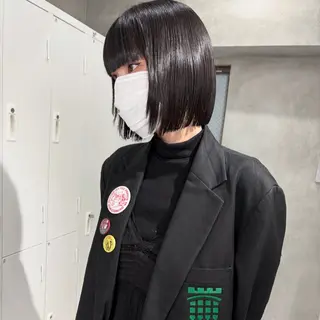 ショート ハイトーン/ボブ /HBL/AYUNAのヘアスタイル