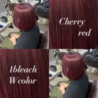 ショート 透明感ハイトーン カラー🦋🌧希咲のヘアスタイル
