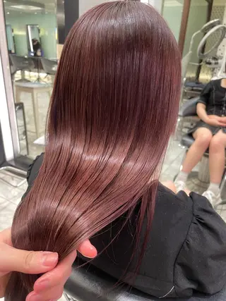 セミロング 韓国風パーマ/ヘア セット/店長みづきのヘアスタイル