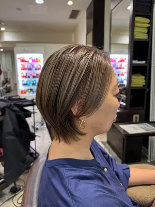 ショート カラー お悩み改善 美容師✂鷲田竜也のヘアスタイル