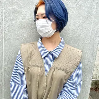 ショート カラー 一ノ瀬 暁のヘアスタイル