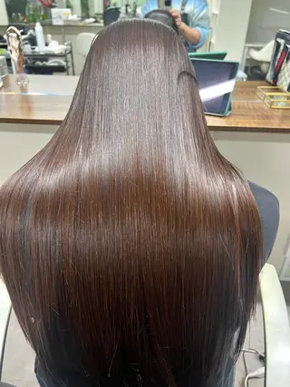 ロング 髪質改善/透明感 プライベートサロンのヘアスタイル