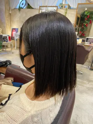 ミディアム 綾/ベージュカラー /パーマ🩰のヘアスタイル