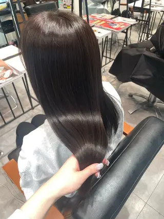 ロング mion🦋韓国ヘア 透明感カラー🫧のヘアスタイル